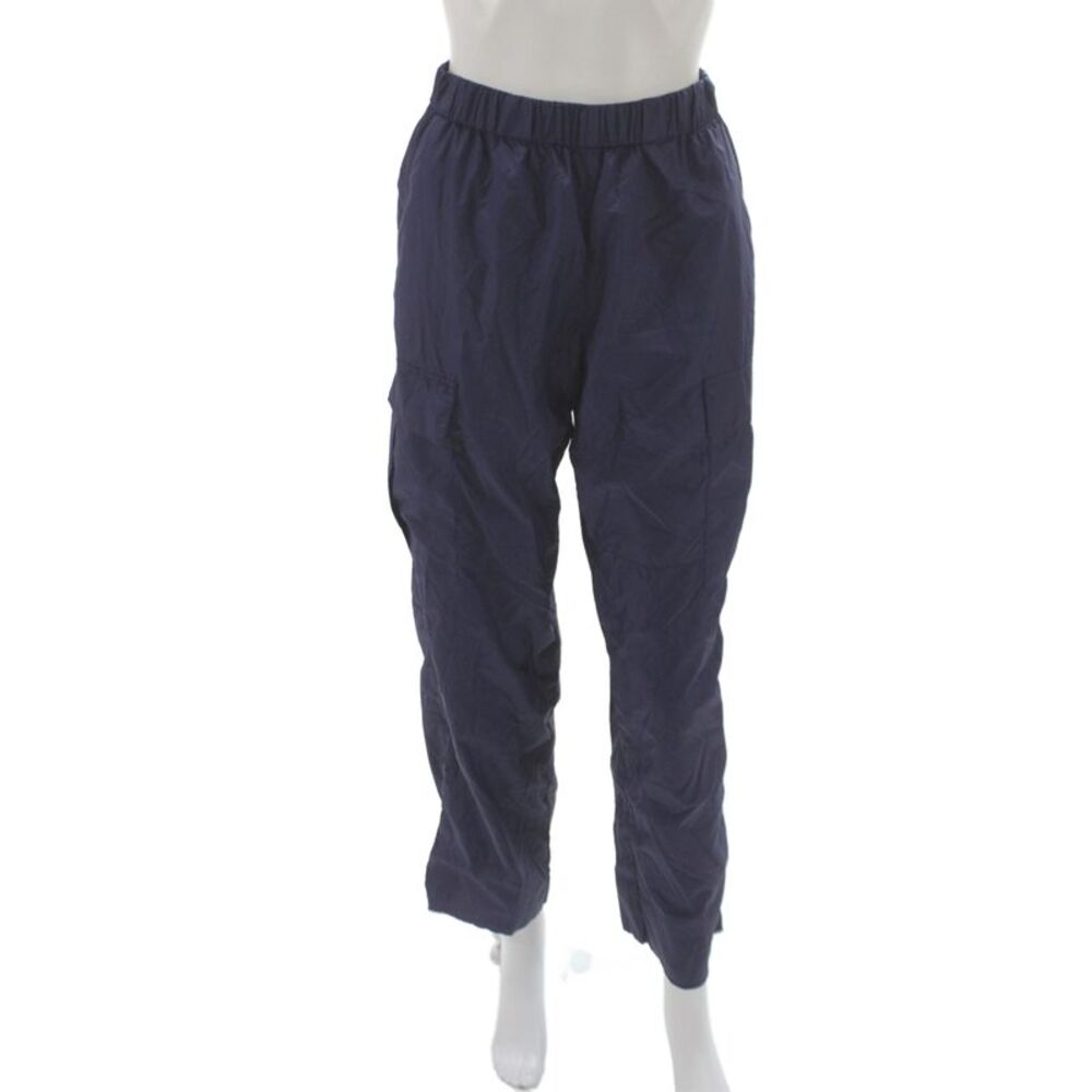 Riley Womens Cargo Pants Blue Nylon Pull On Size S